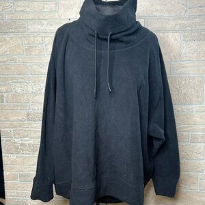 Old Navy Black Fleece Turtleneck Sweater Size 4X